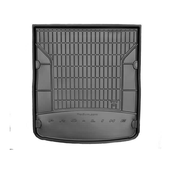 Tapis de coffre pour Audi A6 antidérapant et toutes saisons Noir 1Pcs