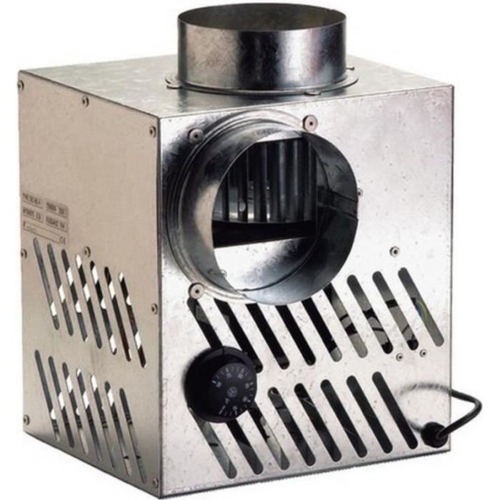 Kit de distribution dair chaud 4 bouches 500 m3 pour chemin/ée