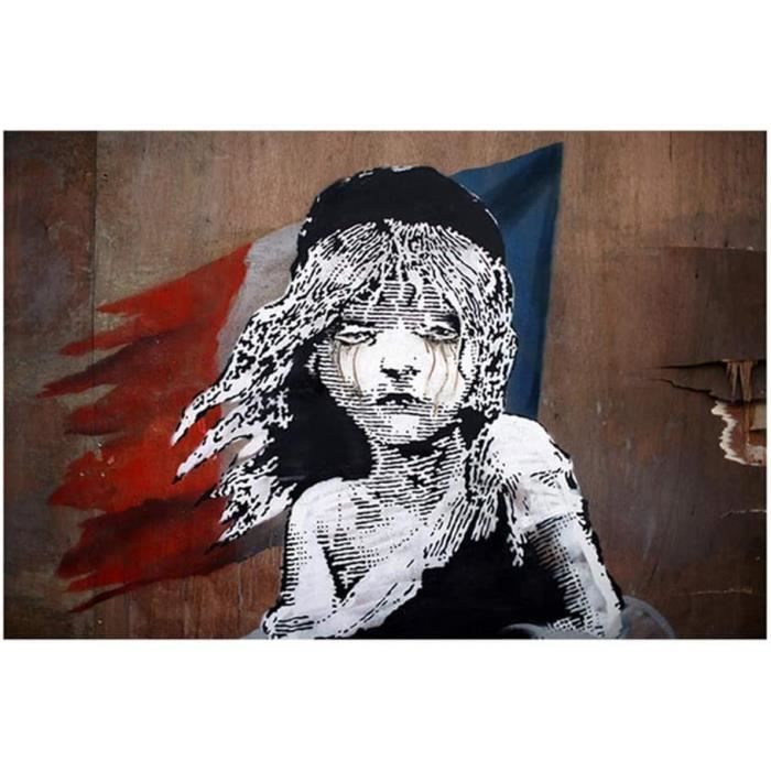Impressions Beaux-arts Image De Toile Banksy Graffiti Rue Art