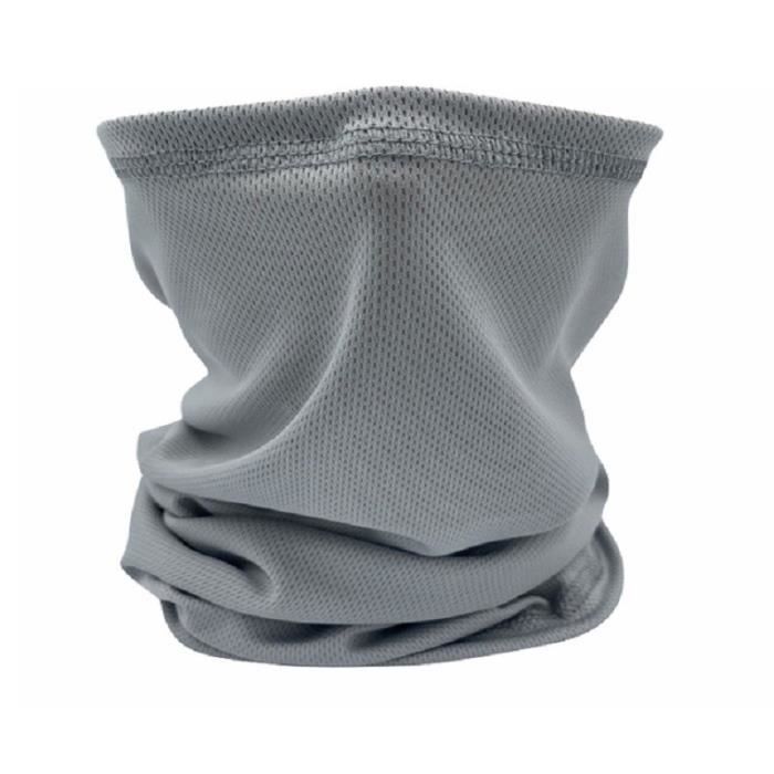 Cache-cou ROCKBROS Tissu Glace Soie - Bandeau Multifonction Cyclisme - Noir