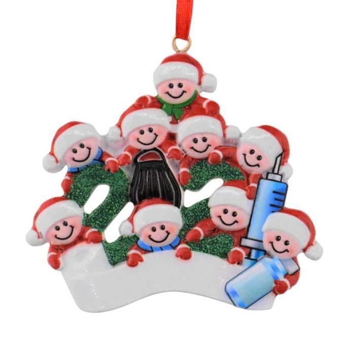Lot De 30 Décorations De Noël En Résine - Animaux De La Jungle, Coloris Blanc Et Vert