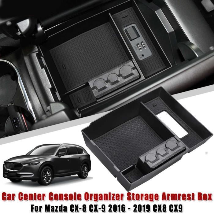 Boîte De Rangement Pour Accoudoir De Voiture En ABS Noir, Accessoire Pour Toyota Land Cruiser Prado 120 150 FJ120 2003-2019