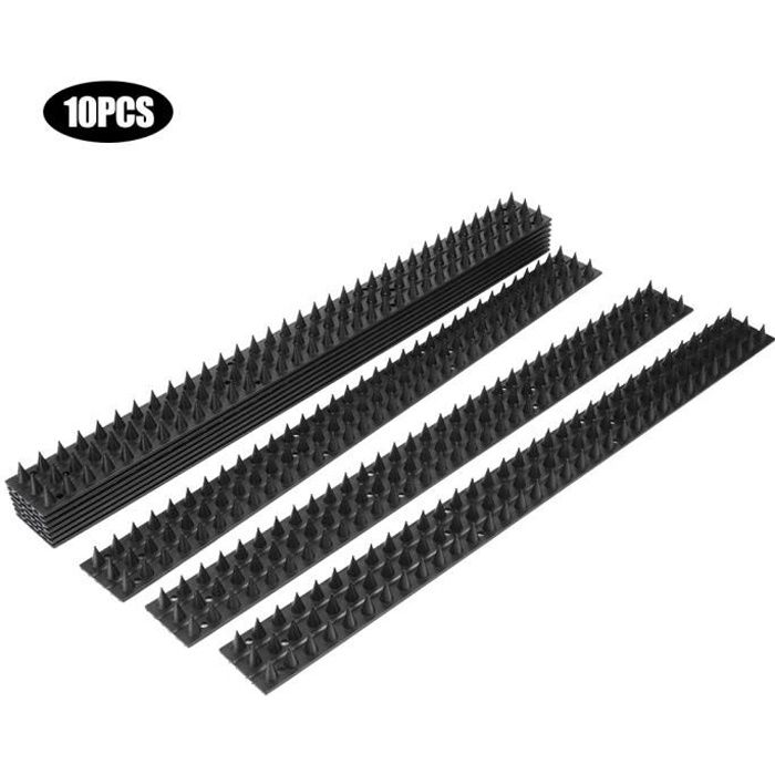 YOSOO Clou de clôture 10 Pcs Cour Clôture Mur Anti Escalade Spike Voiture Oiseau Répulsif Spike pour Jardin Sécurité