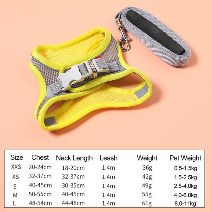 Harnais Réfléchissant Pour Chien - Anti-traction, Réglable Et Rembourré, Taille XXL (Tour De Poitrine 84-108cm) - 7