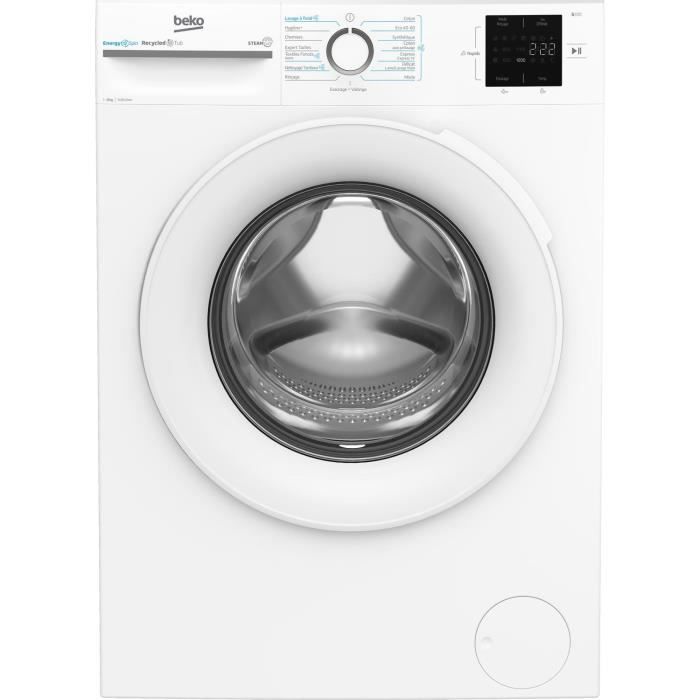 Lave linge hublot BEKO LLFT39411 9 kg Induction L60cm 1400 trsmin Classe A