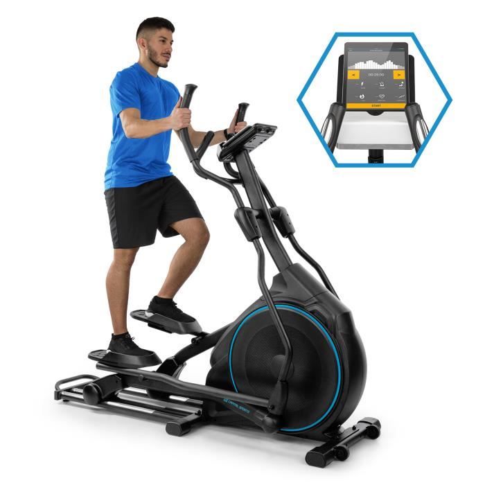 CAPITAL SPORTS Helix Star DR Velo elliptique silencieux avec interface Bluetooth Volant d Inertie 9 kg 12 programmes Cdiscount Sport
