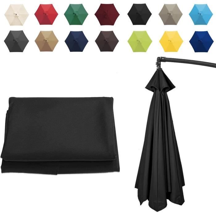 QSPNVFB Carré Auvent De Rechange Pour Parasol Déporté 3x3m 8