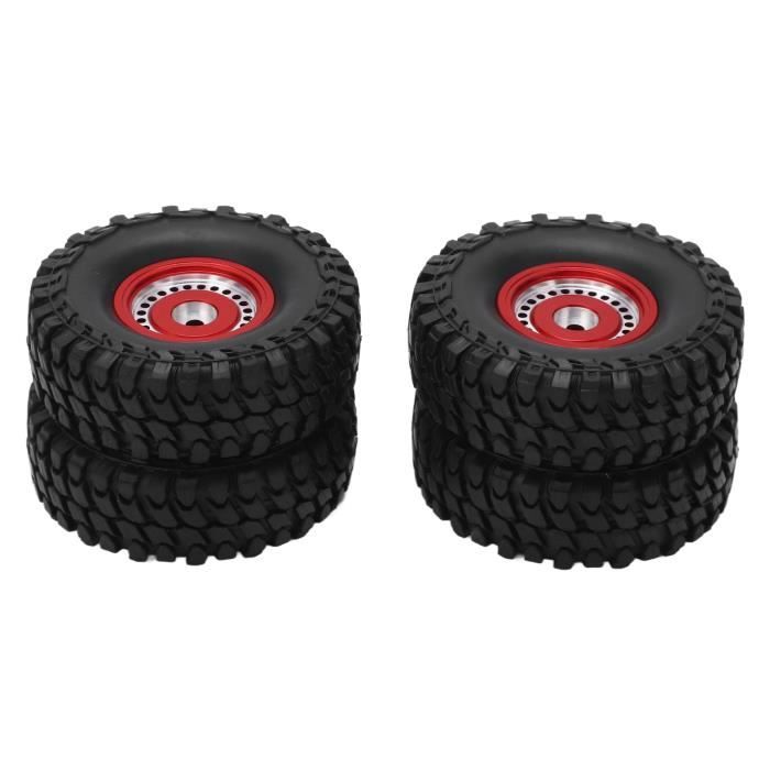 Comphic 10 Pneus Tout-Terrain 1/64 – Roues En Caoutchouc 18,3 Mm Pour Camion RC Modèle SUV – Couleur Aléatoire
