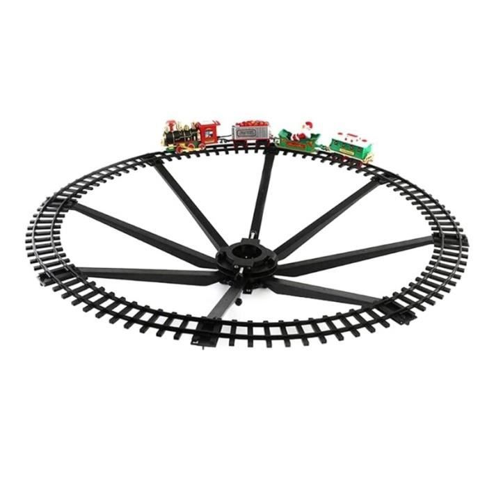 Train De Noël électrique Avec Circuit - 9 Pièces - Jouet Festif Pour Enfants - Déco Sapin Rétro - 2