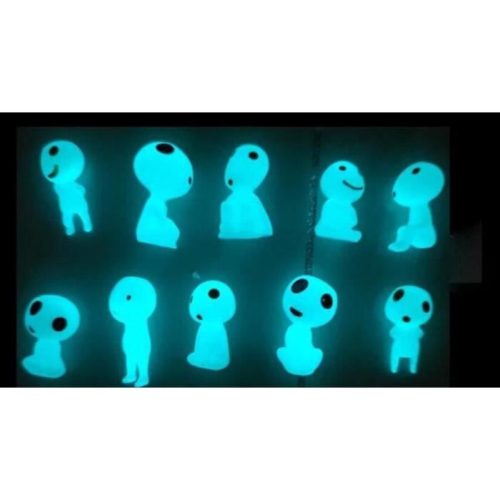 1 Ensemble Mini Figure Lueur Dans L'obscurité Halloween Jouet Chauve-souris Citrouille Homme