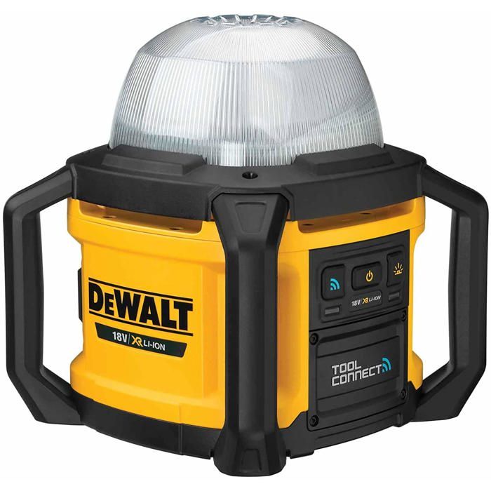 Projecteur de chantier Tool Connect 18V XR DEWALT sans batterie ni chargeur DCL074 XJ