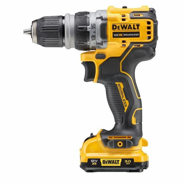 Perceuse Visseuse à têtes multiples XR 12V 3Ah Li Ion Brushless DEWALT DCD703L2T QW