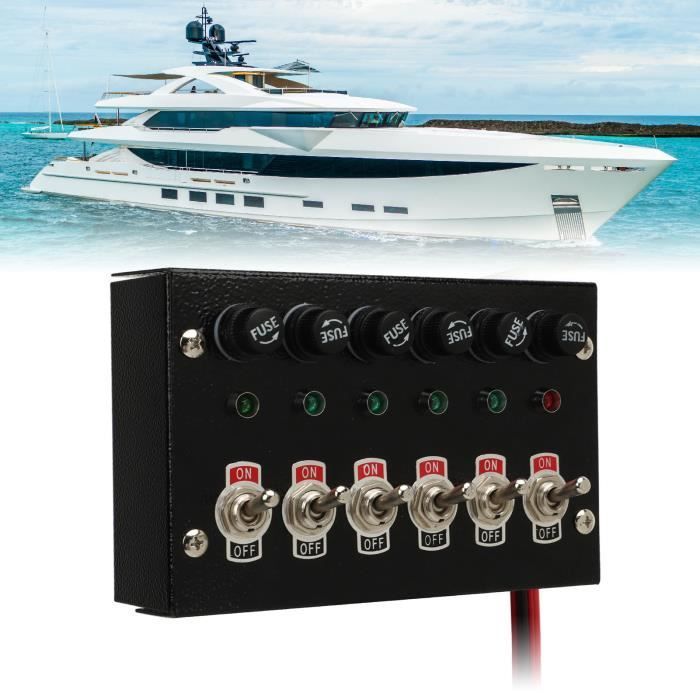 Interrupteur à Bascule 12V Pour Guindeau électrique Bateau – En Alliage Aluminium, 3 Positions, Supporte 15A | Pour Yacht, RV, Panneau De Commande - 11