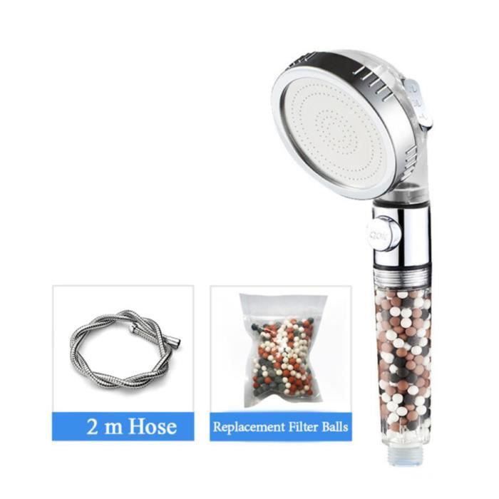 DreamSpa Pommeau De Douche à Effet Pluie Ultra Luxueux De 22,9 Cm Bouton De Contrôle Du Débit à Bouton-poussoir Pratique Pour Une Utilisation Facile D'une Seule Main. Changez Les Paramètres De Débit