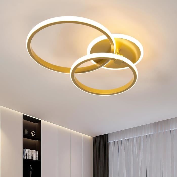 COMELY Plafonnier LED Dimmable 40W 4700LM,Luminaire De Plafond Moderne Design Petales Creatif Avec Telecommande 3000k 6500k Pour Chambre Et Salle 96009246