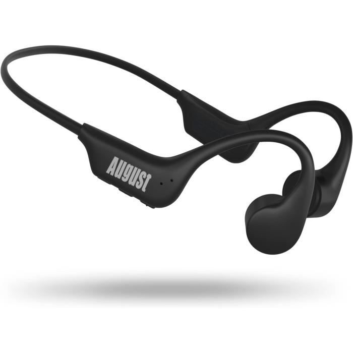 Casque à Conduction Osseuse Bluetooth 5.3 - Écouteurs Sport Sans Fil Avec Réduction De Bruit, Idéal Pour Running Et Gym