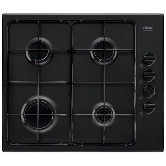 Faure Fgh62414ba Plaque De Cuisson Gaz 4 Foyers 8000w L55 X P47 X H4 3cm Noir Achat Vente Plaque Gaz Cdiscount