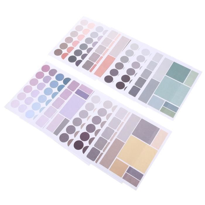 Stickers de classification adhésif 32pcs NOTE PADS BUDS Stickers Bureau ...