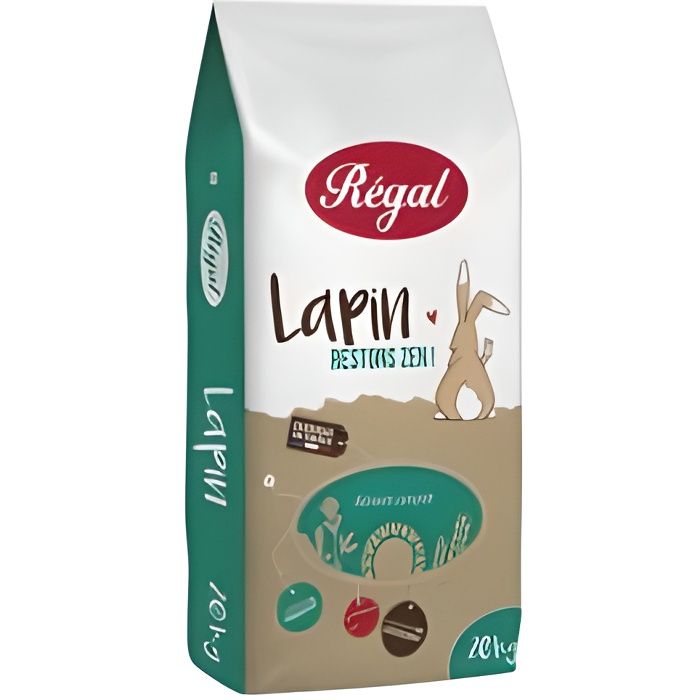 Meilleurs prix pour aliment lapin regal 20kg REGAL