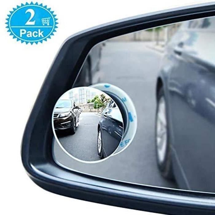 Miroir D'angle Mort Grand Angle Universel - Réglable, étanche, Pour Voiture, Camion, SUV (noir, 12x6 Cm) - 4