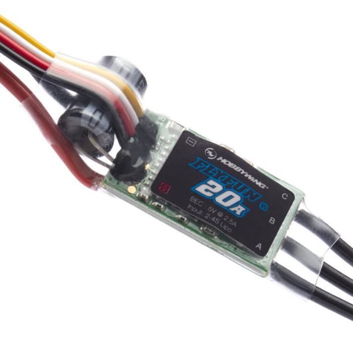 Vente Hobbywing SkyWalker V2 120A UBEC ESC Brushless avec ein inversé 3-8S pour avion RC à aile fixe - Banggood ançais Mobile