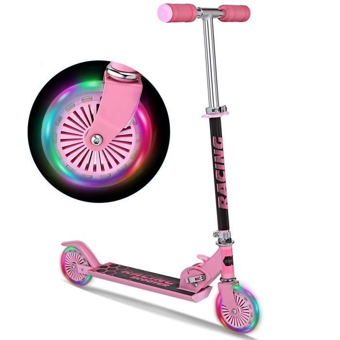 Trottinette rose 2 roues clearance