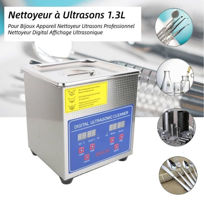 6L Nettoyeur À Ultrason Professionnel - VEVOR - Nettoyeur Ultrasons avec  Minuterie Numérique - Cdiscount Electroménager