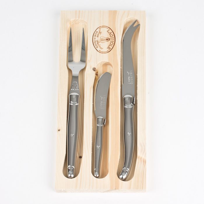 Coffret service fromage laguiole inox - Jean Dubost Coffret service fromage laguiole inox - Jean Dubost