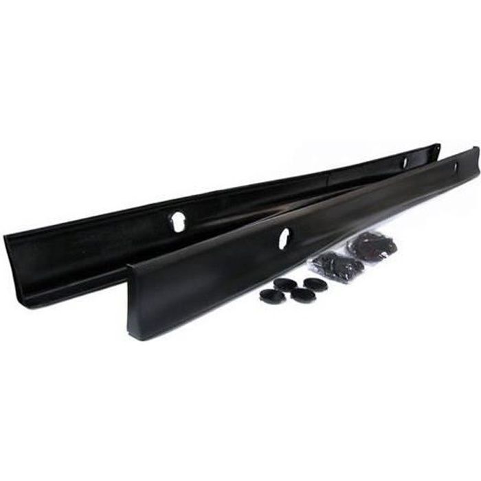 Bas de caisse jupe latéral pour BMW Series 3 E36 1994-1999 ABS Noir 2 Pieces
