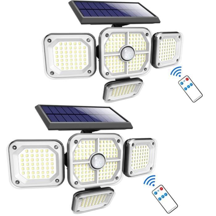 Deuba 6x Lampe solaire LED Éclairage extérieur Jardin Rechargeable Autonomie 8 heures 