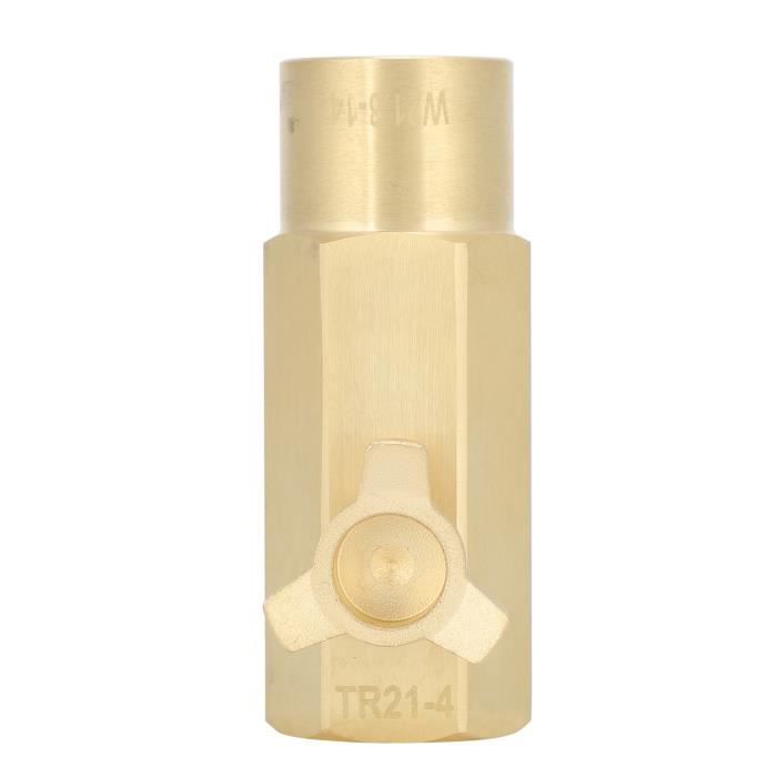 Adaptateur TR21-4 Vers W21.8-14 Pour SodaStream - Connexion Bouteille Gaz Aluminium