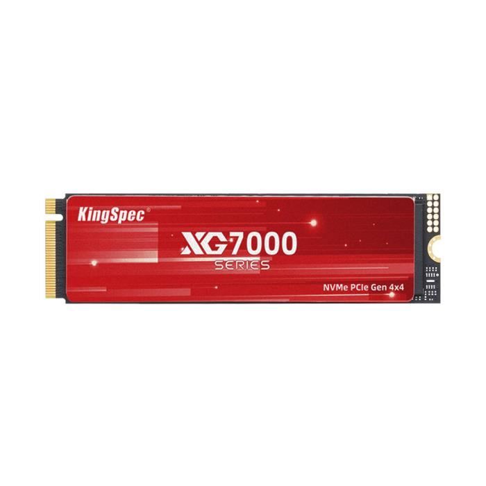 Disque SSD Interne - KINGSPEC - XG Series - 1 To - M.2 2280 NVME PCIe Gen4  x 4, Jusqu'a 7000 Mo-s en Lecture - Cdiscount Informatique