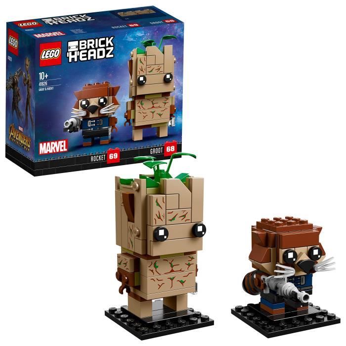 Jeu D Adresse Lego Ztwwf Marvel Avengers Brickheadz Infinity War Film Groot Et Legendes Rocket Assemblable Chiffres Jouets Cdiscount Puericulture Eveil Bebe