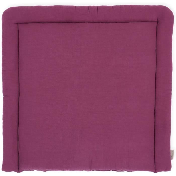 Coussin Matela à Langer Softy Nattou - Doux, Vegan, Lavable (62 X 40 Cm, Beige)