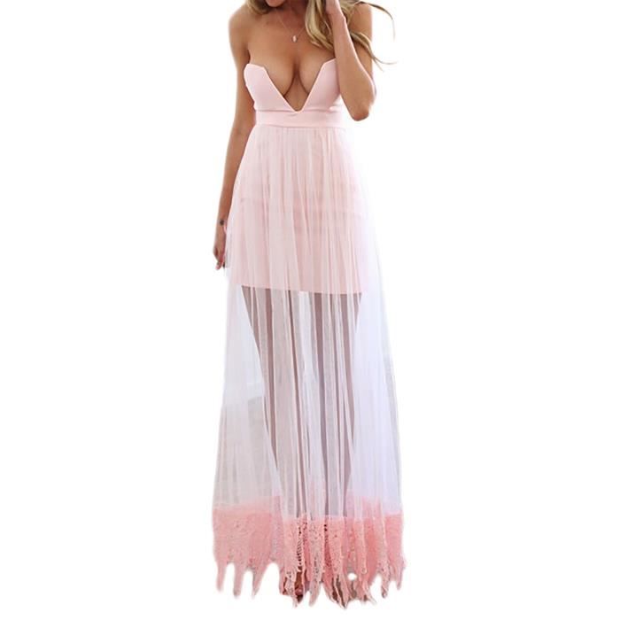 robe semi transparente