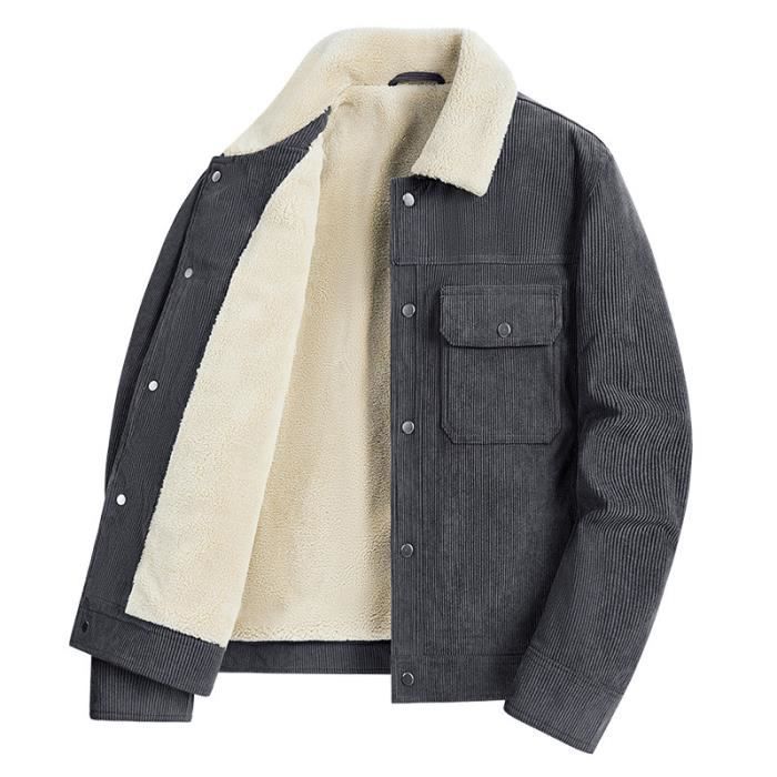 Veste velour deals cotelé homme