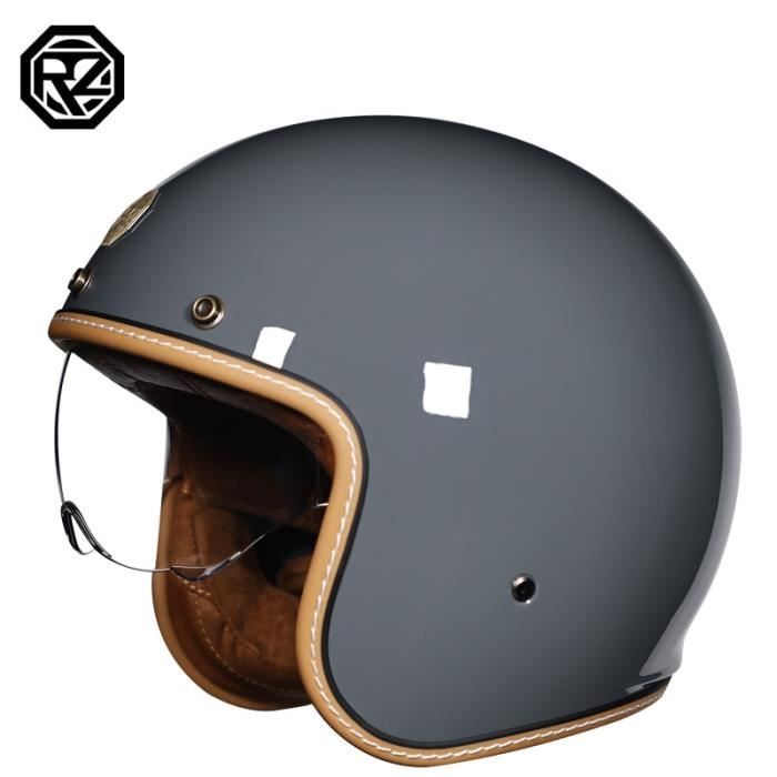 Casque Harley personnalité rétro demi-casque hommes et femmes casque d'équitation quatre saisons Casque Harley personnalité rétro demi-casque hommes et femmes casque d'équitation quatre saisons