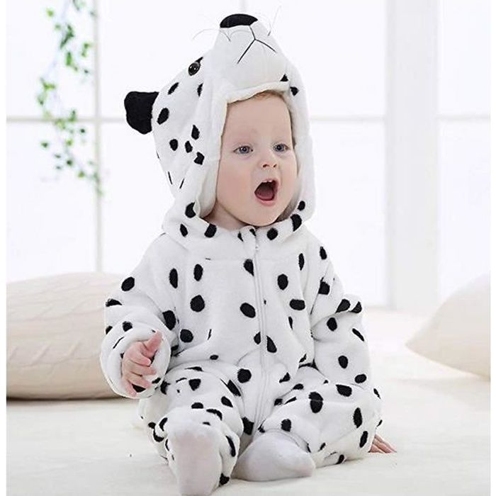 Animal Pyjama Bebe Fille Garcons Combinaison Enfant Hiver Chaud Deguisements Noel Halloween Fete Blanc Cdiscount Pret A Porter