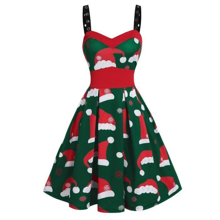 robe noel verte