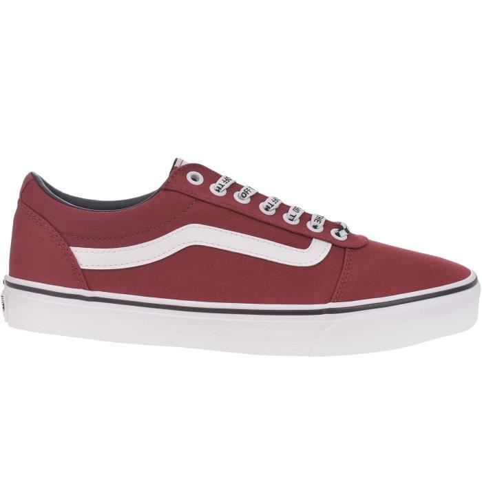Vans Ward Homme baskets toile lacets d contract Bois de