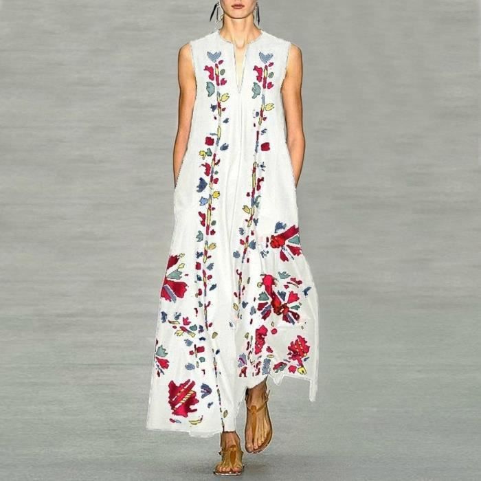 Robe maxi à manches kimono et imprimé floral | ZOSHA | Ted Baker FR