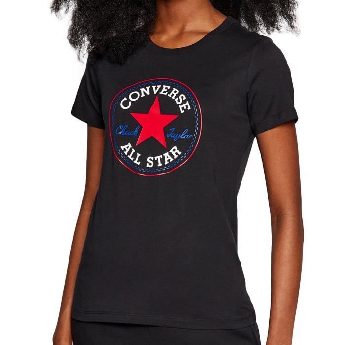 Tee shirt deals femme converse