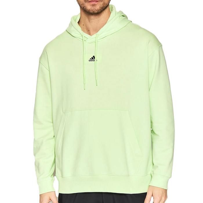 SWEATSHIRT ADIDAS M FV HD SWEAT A CAPUCHE POUR HOMME VERT FLUO HE4359