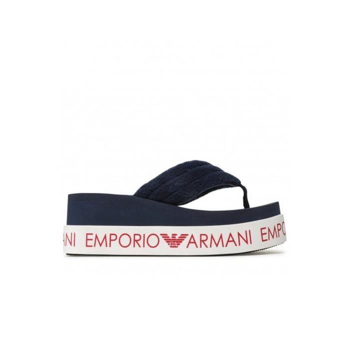 Tong compens avec plateforme Emporio armani Femme Cdiscount