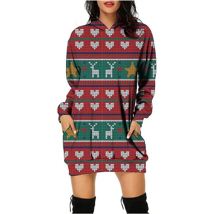 Pull de noel best sale avec led femme
