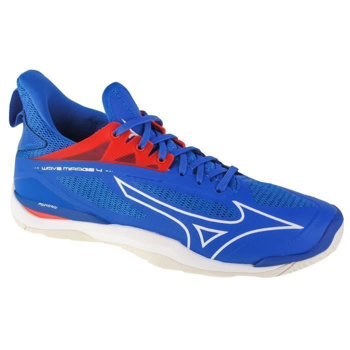 chaussures de handball mizuno wave mirage 4 x1ga215024 pour homme - bleu