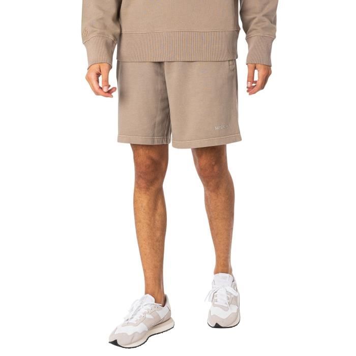 Superdry Pour des hommes Short en molleton surteint Code Essential Beige
