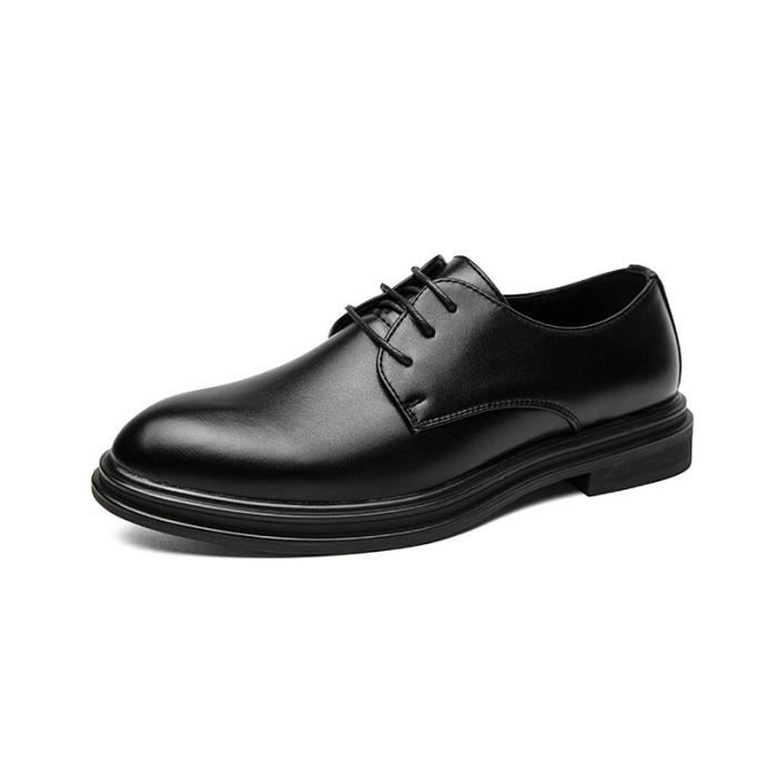 Chaussures Homme Derby Brogues En Cuir – Style Business Casual – Habillées Pour Mariage, Bureau, Ville – Plusieurs Coloris