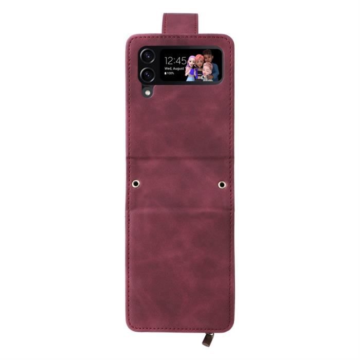 Étui Flip Cover Zovonic Avec Portefeuille - Compatible Nombreux Smartphones - Noir