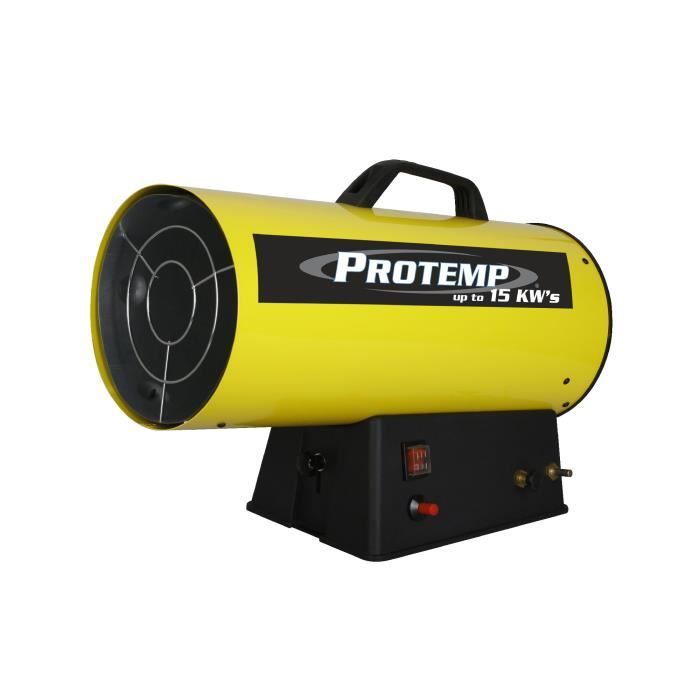 Canon à chaleur au gaz propane 116 m³ - POL Protemp PT-15KW-G POL -  Cdiscount Bricolage
